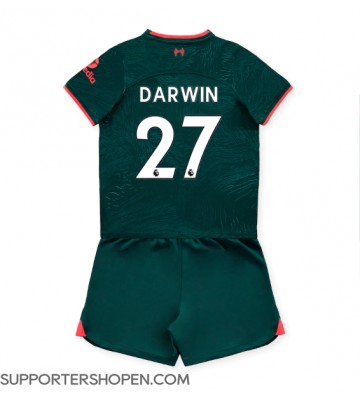 Liverpool Darwin Nunez #27 Tredje tröja Barn 2022-23 Kortärmad (+ korta byxor)